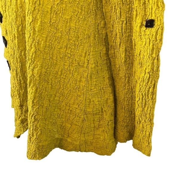 Ali Miles Womens Green V-Neck Long Sleeve Stretch Lagenlook Top Asymmetrical S - Picture 7 of 16